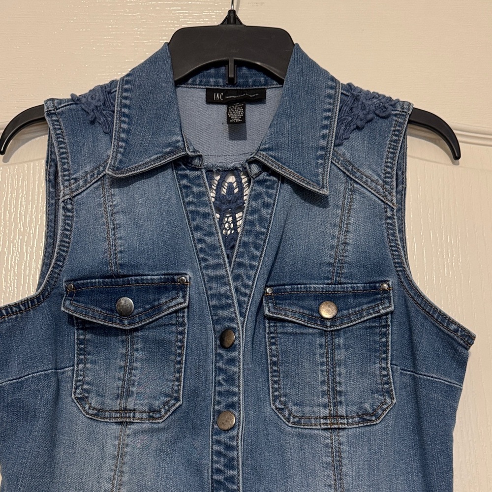 Cute! INC Blue Denim Dress